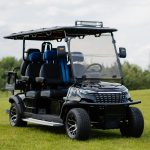 Гольф-кар пассажирский TRAVELPARK 4+2 (6-х местные) ЧЕРНЫЙ