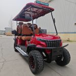 Гольф-кар пассажирский TRAVELPARK 4+2 (6-х местные) КРАСНЫЙ