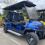 Гольф-кар пассажирский TRAVELPARK 4+2 (6-х местные) СИНИЙ