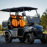 Гольф-кар пассажирский «TRAVELPARK 2+2» (4-х местный), Черный матовый в стиле Mansory